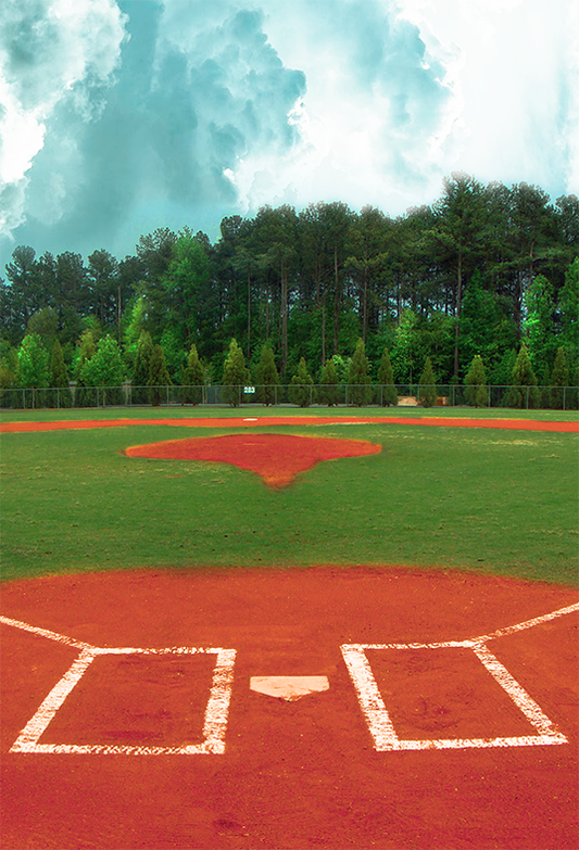 Toile de fond de terrain de baseball pour la photographie sportive SBH0239