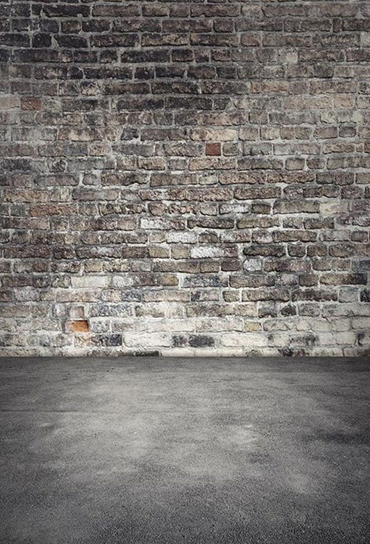 Toile de fond de de mur de briques noire de grunge pour la photographie