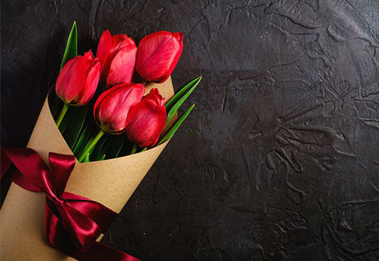 Toile de fond noir rose décoration Saint-Valentin fête des mères pour la photographie SBH0010