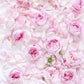 Toile de fond de mur de fleurs roses pour la photographie de mariage