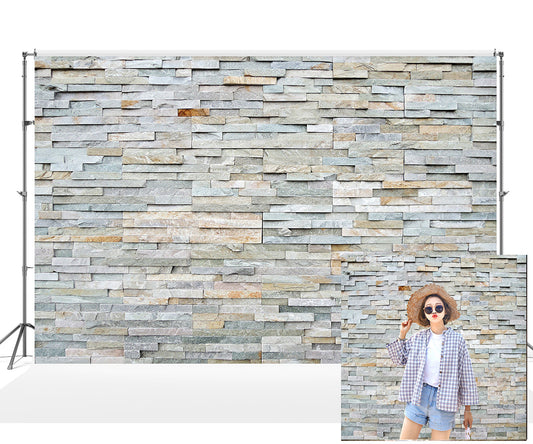 Toile de fond de mur de pierre calcaire roche mur fond imprimable photographie KH03721