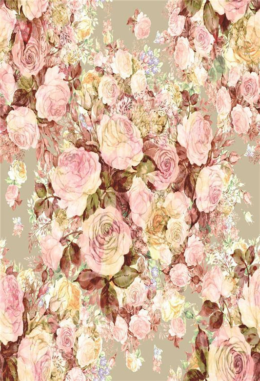 Toile de fond décors de pivoine rose fleurs photo studio