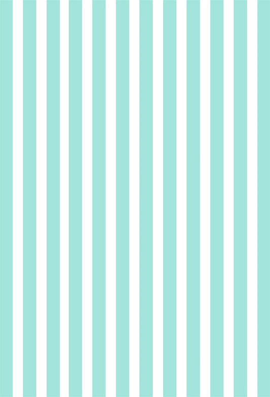 Mint and White Stripes Photo Background Fabric Backdrops