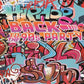 Toile de fond retour aux années 90 Hip Hop graffiti pour la fête