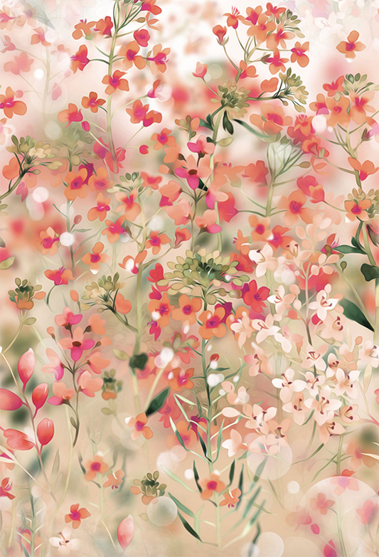 Toile de fond de fleurs en demi-teintes abstraite incroyable pour le studio vidéo photo SBH0046