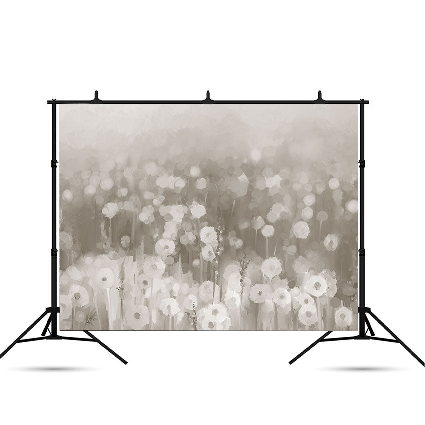 Toile de fond de motifs abstraite numériques aquarelle gris pour le studio photo SBH0053