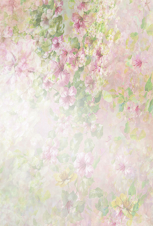 Toile de fond beaux-arts de fleurs numériques abstrait nature pour la photographie SBH0061