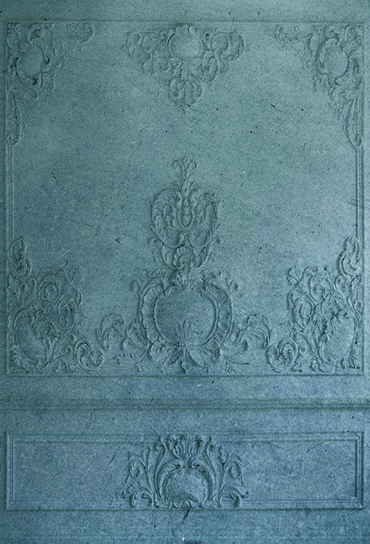 Toile de fond de mur intérieur en plâtre bleu pour la photographie SBH0383