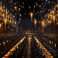 Toile de fond de Harry Potter église poudlard salle à manger bougies architecture