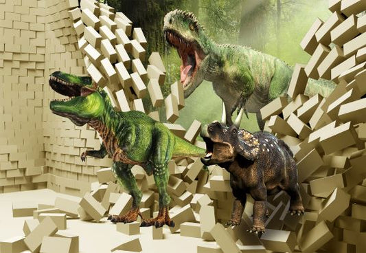 Toile de fond de Jurassic Park World dinosaure tyrannosaure animaux fond pour la fête TKH1830
