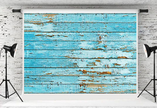 Toile de fond vintage bleu bois photographie nouveau-né pour la photo studio HJ06786