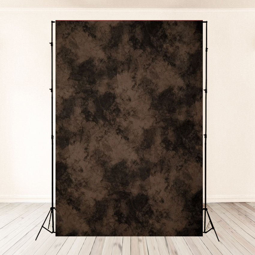Toile de fond de studio photo marbré abstrait marron et noir