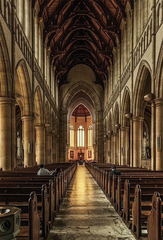 Toile de fond d'intérieure de l'église superbe pour la photographie SBH0204