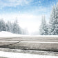 Toile de fond de photographie de neige d'hiver pour Noël