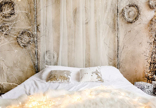 Toile de fond de bohême fil abstrait tête de lit photographie décors