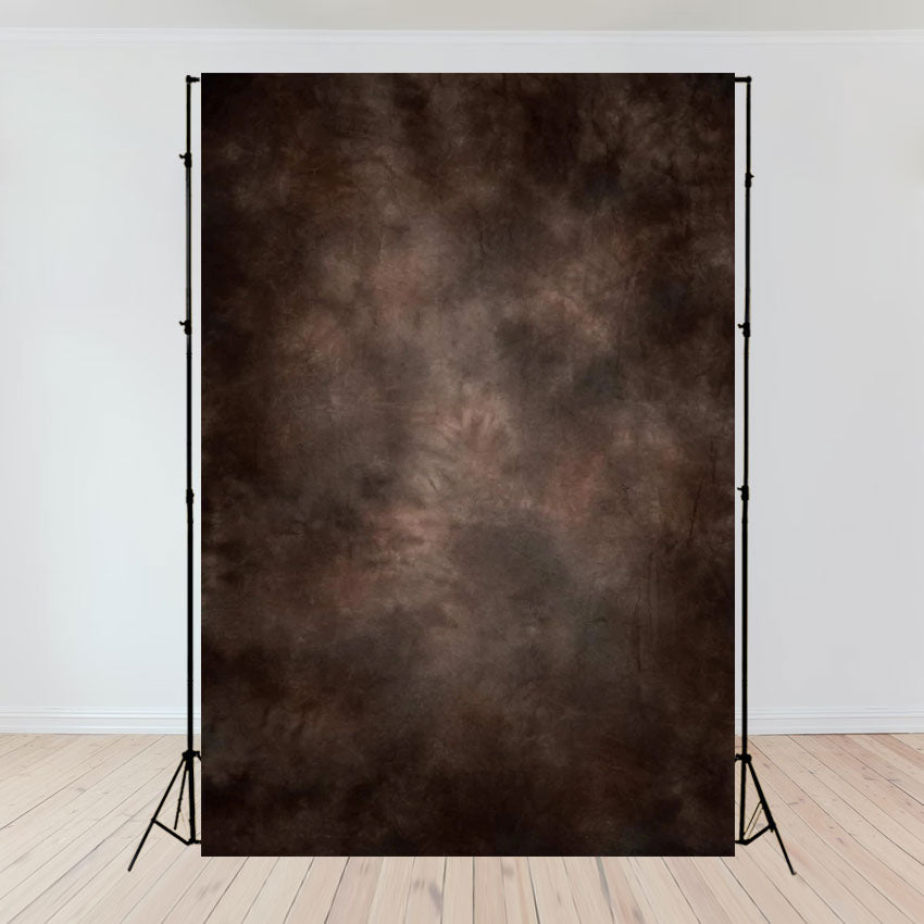 Toile de fond fond de studio photo marbré abstrait brun foncé