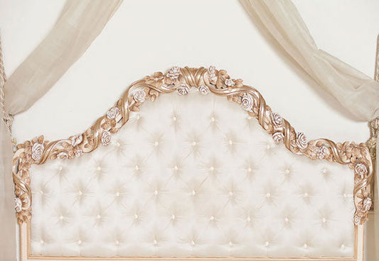 Toile de fond de tête de lit rideau chambre décor session décors