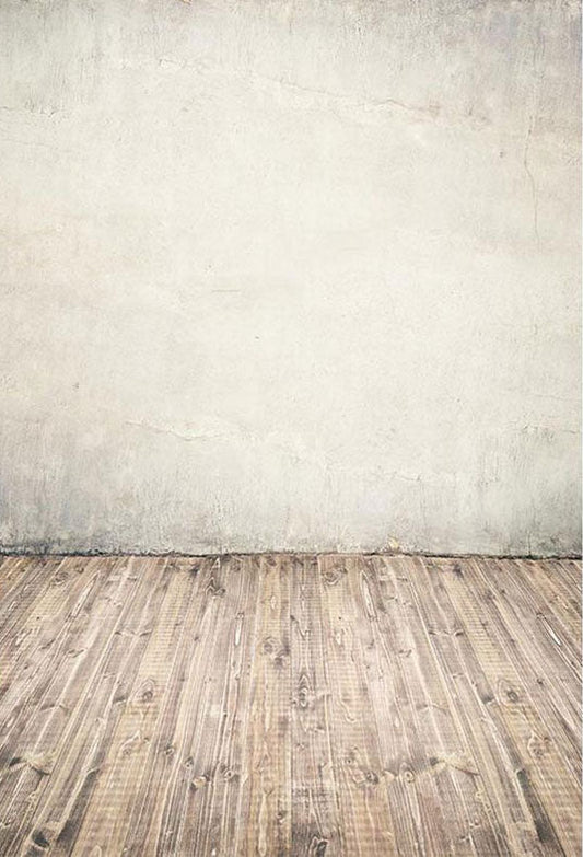 Toile de fond de mur blanc vieux fond de texture de plancher en bois pour la photographie