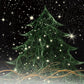 Toile de fond d'arbre de Noël à paillettes noires pour les photos