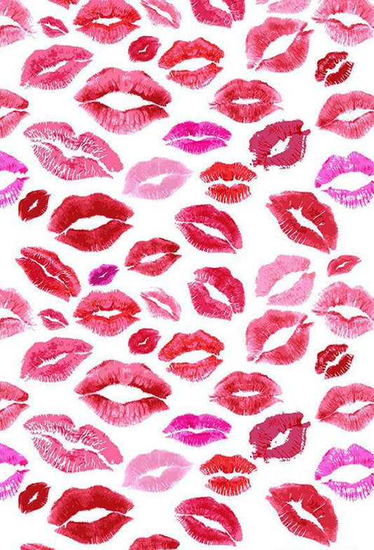 Toile de fond de lèvres rouges sexy Saint-Valentin photographie
