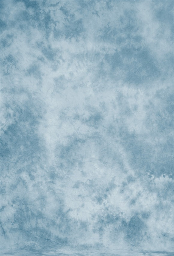 Toile de fond abstraitee de photomaton tachetés de blanc et de bleu pour la photographie