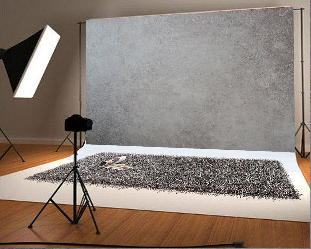 Toile de fond décors abstraite de photographie de mur gris pour la photographie