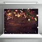 Toile de fond de photo de mur en bois de Noël