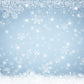 Toile de fond décors de photographie de Noël de flocon de neige d'hiver pour la photographie