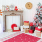 Toile de fond décors de photo d'élan de Noël de mur en bois blanc