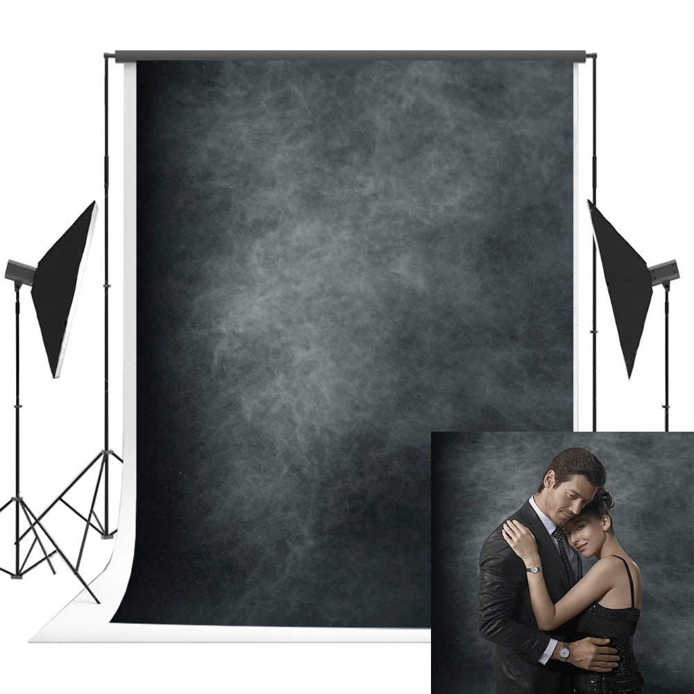 Toile de fond abstraite gris foncé portrait studio numérique pour la photographie KH23366