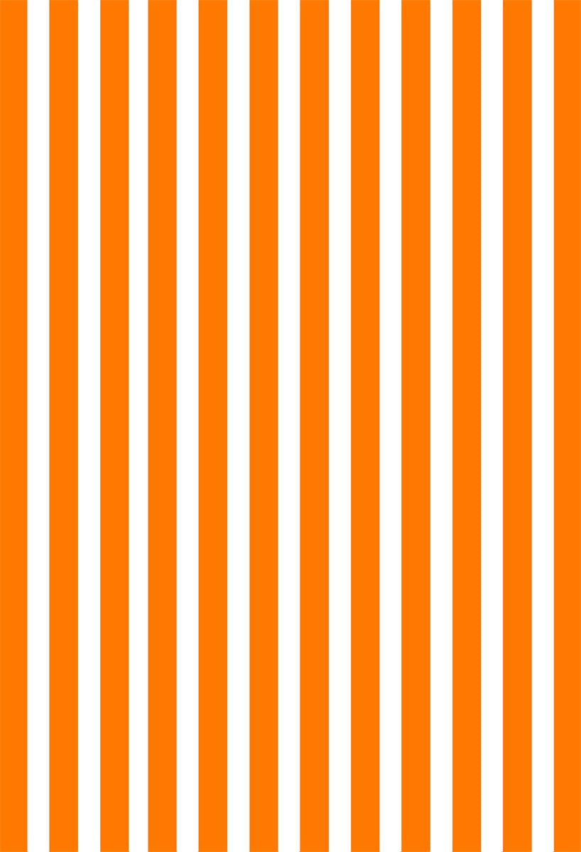 Orange and White Stripes Portrait Fabric Photography Backdrops