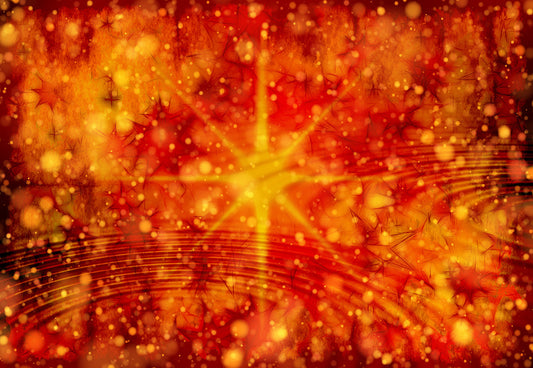 Toile de fond décors d'étoiles bokeh abstraite rouges pour la photo