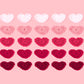 Toile de fond de la Saint-Valentin coeur à tricoter rose pour la photographie