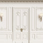 Toile de fond de mur de porte vintage à texture blanche pour la mariage