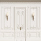 Toile de fond de mur de porte vintage à texture blanche pour la mariage