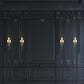 Toile de fond décors de photographie de texture de lumière de mur bleu marine foncé pour le mariage