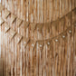 Toile de fond de photomaton de drapeau de lapin de Pâques de mur en bois brun