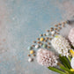 Toile de fond de fleurs oeufs Pâques abstrait photo décors
