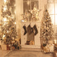 Toile de fond de photo d'arbre de Noël de ruban pour le studio