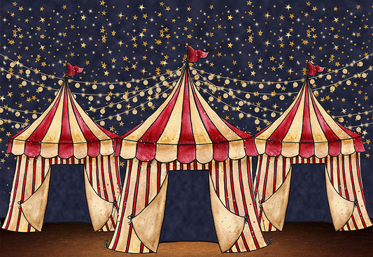 Toile de fond de paillettes thème cirque enfants pour la photographie SBH0323