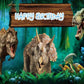 Toile de fond de Jurassic Park World dinosaure animaux pour la fête d'anniversaire TKH1829
