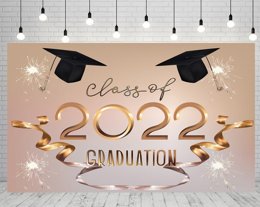 Toile de fond de graduation ballons décoration classee de 2022 photographie idées TKH1861
