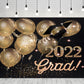 Toile de fond de ballon d'or graduation classe of 2022 pour la photographie TKH1869